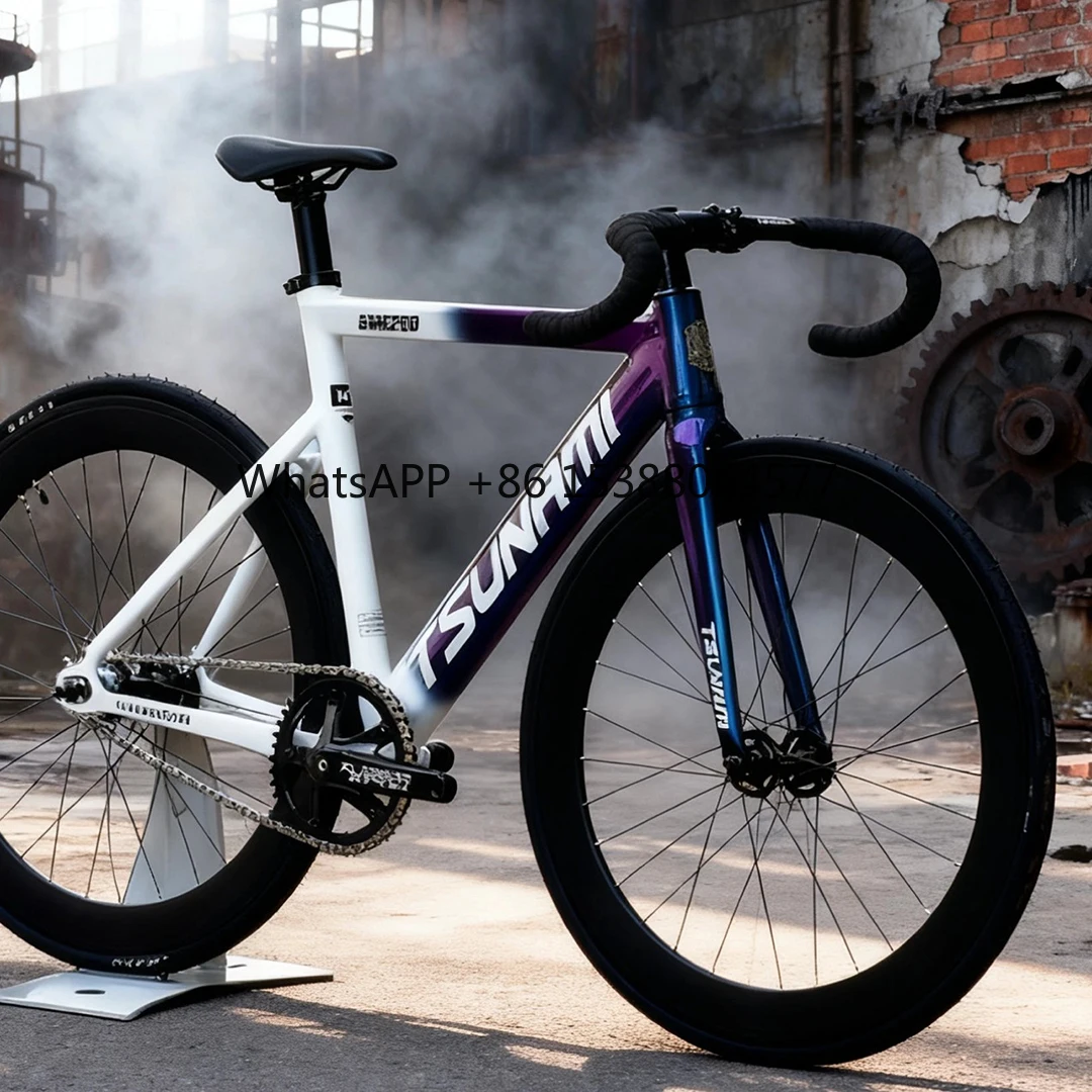 Cycling Commute Gear - SNM200 Aluminum Alloy Fixed Gear Bike