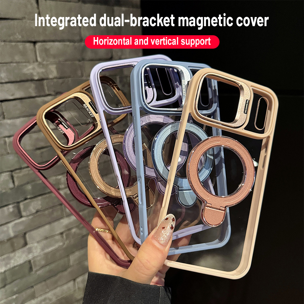 Kickstand Adjustable - For Magsafe Magnetic Holder Phone Case