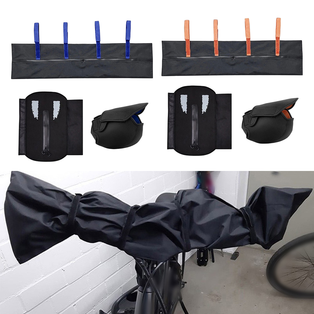 Waterproof Cycling Commute - Reflective E-Bike Cover Set For Motor