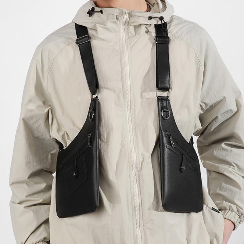 Waterproof Cycling Commute - Motorcycle Vest Pack Waterproof PU Chest