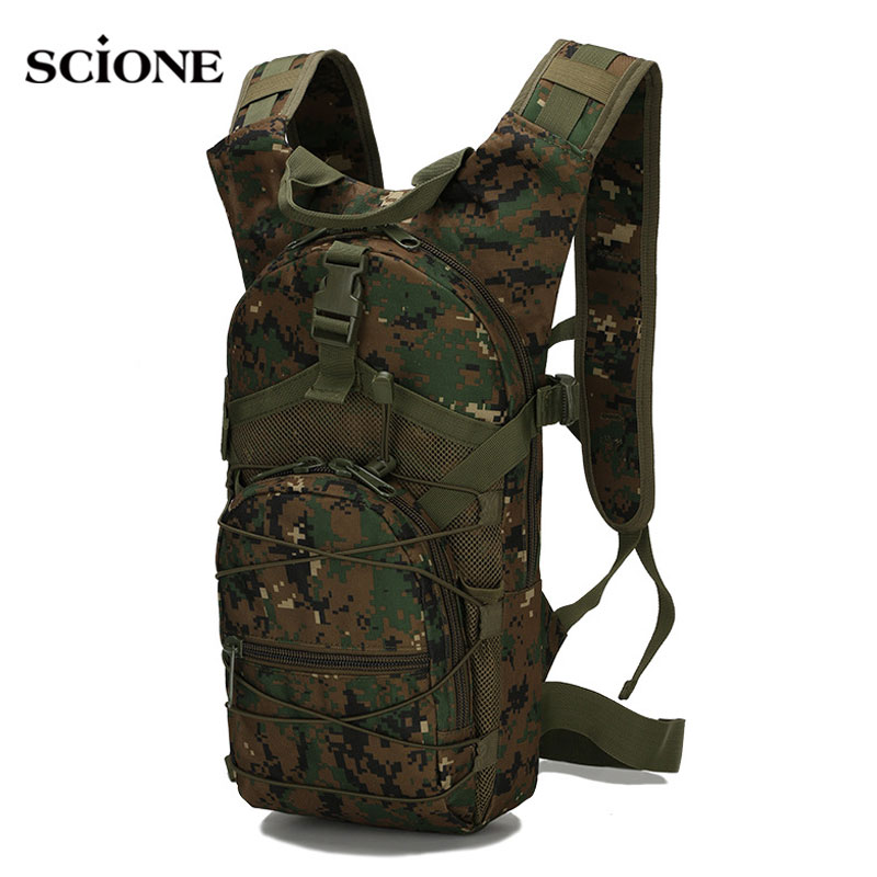 Cycling Commute Backpack - 15L Molle Tactical Backpack 800D Oxford