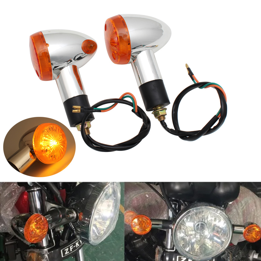Bike Light Front Rear - Motorcycle Universal Front Rear 10mm Turn