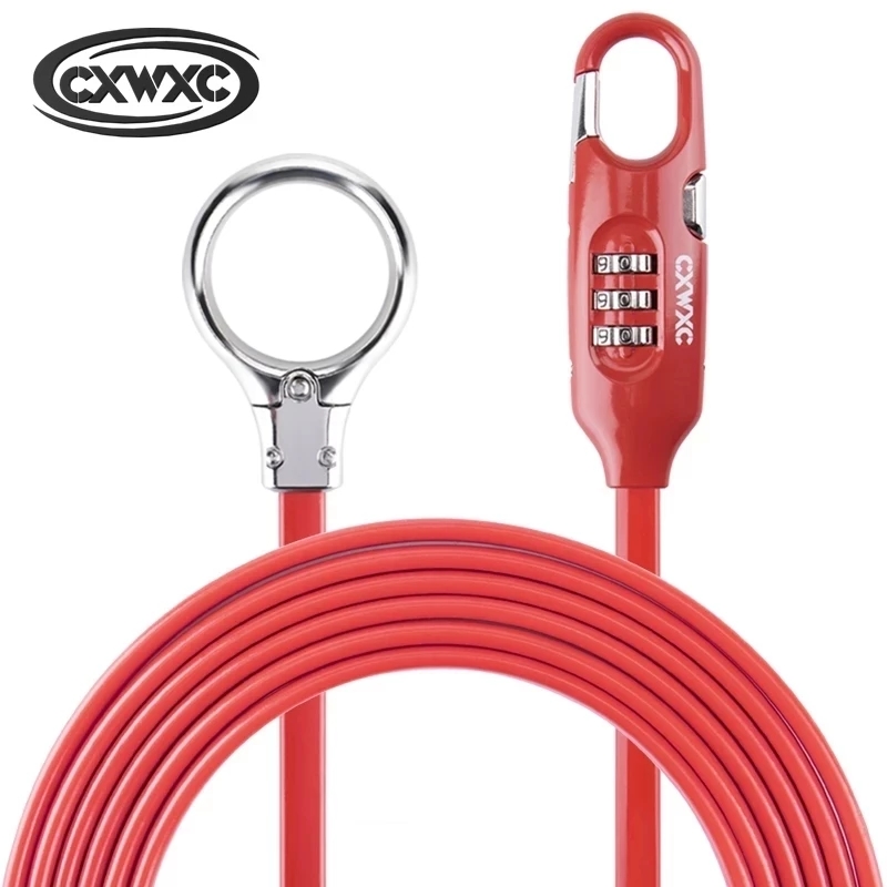 Bicycle Portable Password Lock - Cable Lock Flexible recension och pris