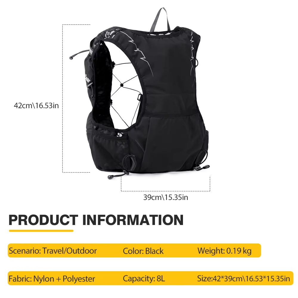 NEWBOLER Outdoor Trail Running - Cycling Commute Backpack recension och pris
