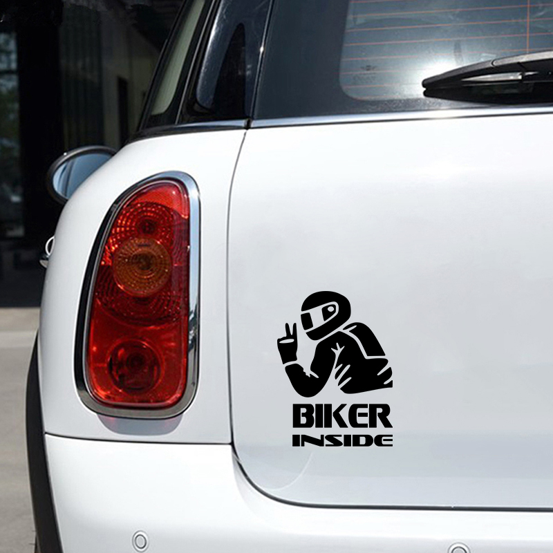 Biker Girl Inside Vinyl Sticke - Cycling Quote recension och pris