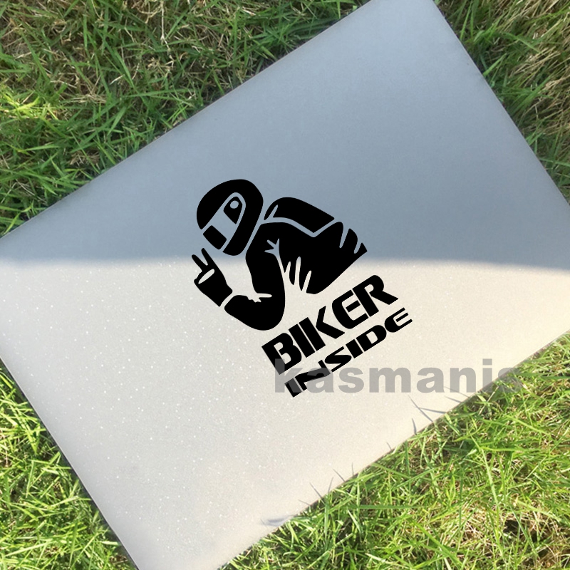 Biker Girl Inside Vinyl Sticke - Cycling Quote recension och pris