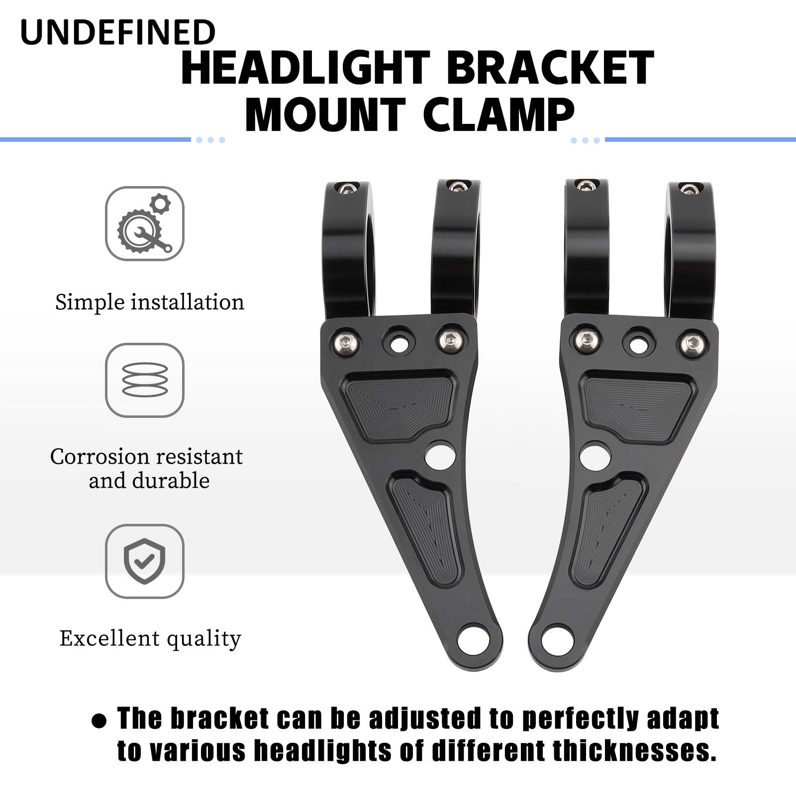 33mm-58mm Headlight Bracket Mo - Cycling In City recension och pris