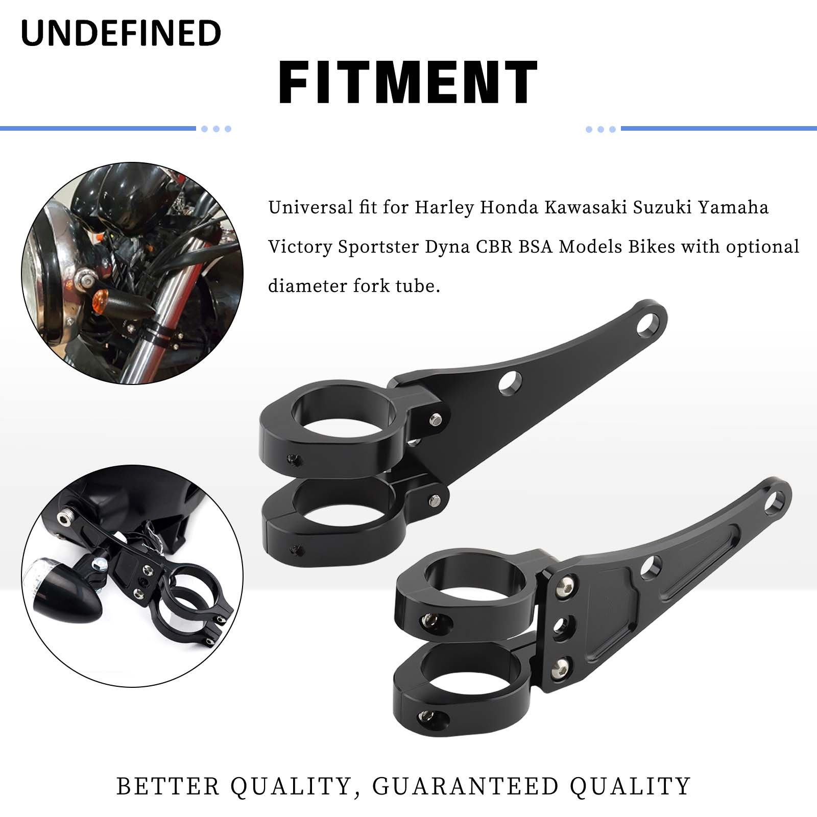 33mm-58mm Headlight Bracket Mo - Cycling In City recension och pris