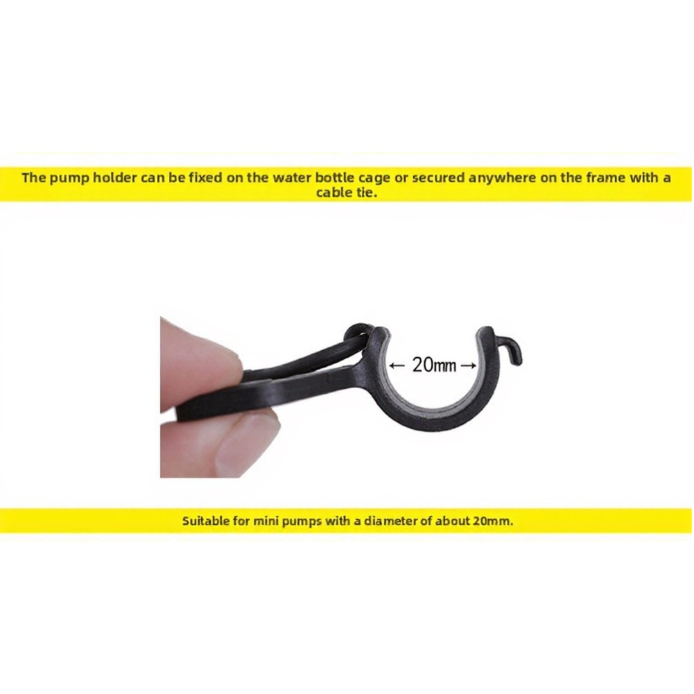 Floor Pump Holder Set 2pcs Nyl - Bike Pump Frame Mount recension och pris