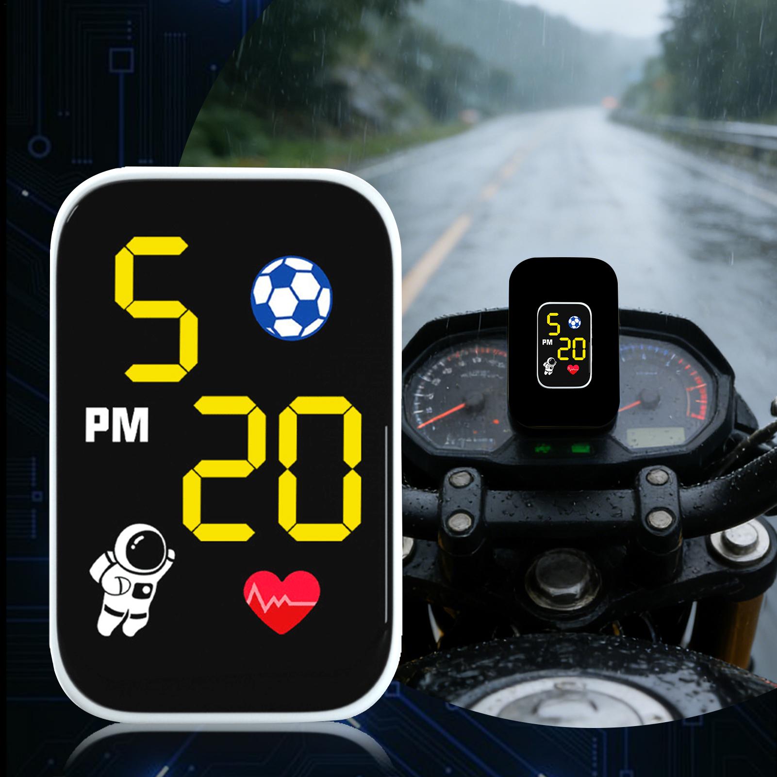 Mini Motorcycle Clock Waterpro - Cycling In City recension och pris