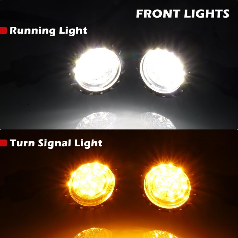Motorcycle Bullet LED Front Re - Bike Light Front Rear recension och pris