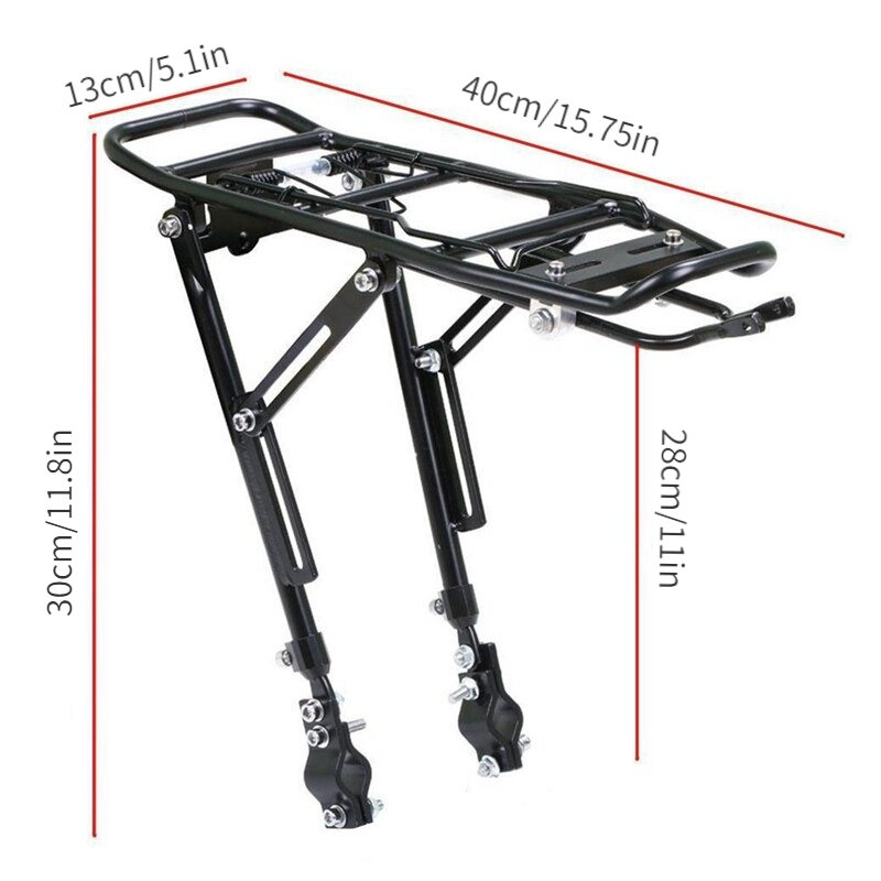 1PC Alloy Rear Bicycle  Rack C - Cycling Commuter Bag recension och pris