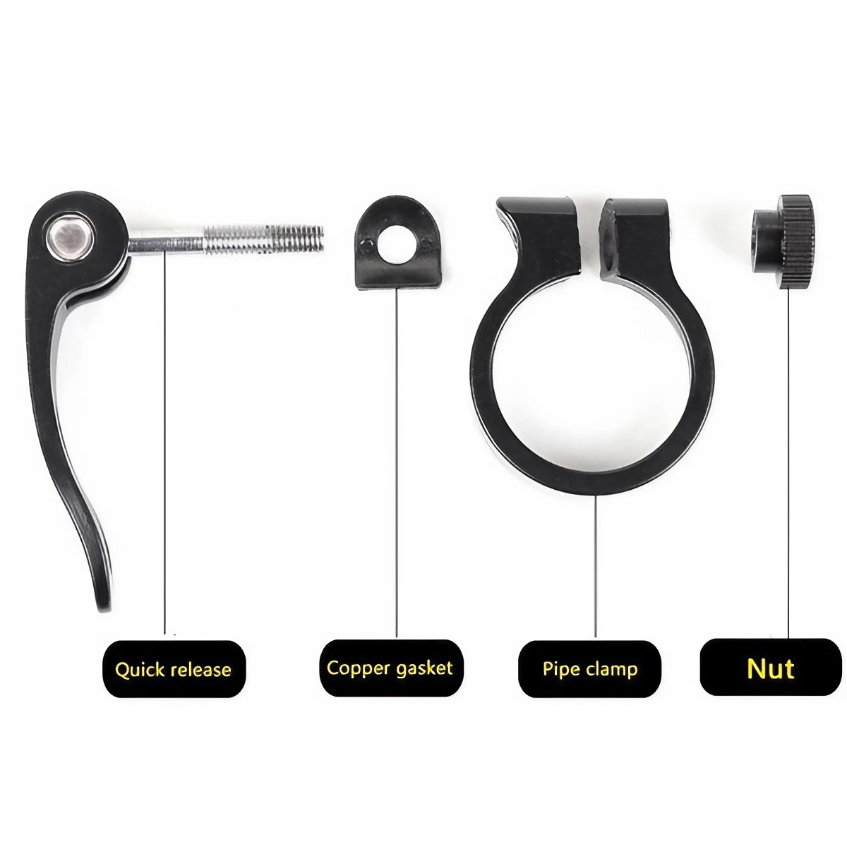 Aluminum Alloy Quick Release B - Commuting By Bike recension och pris