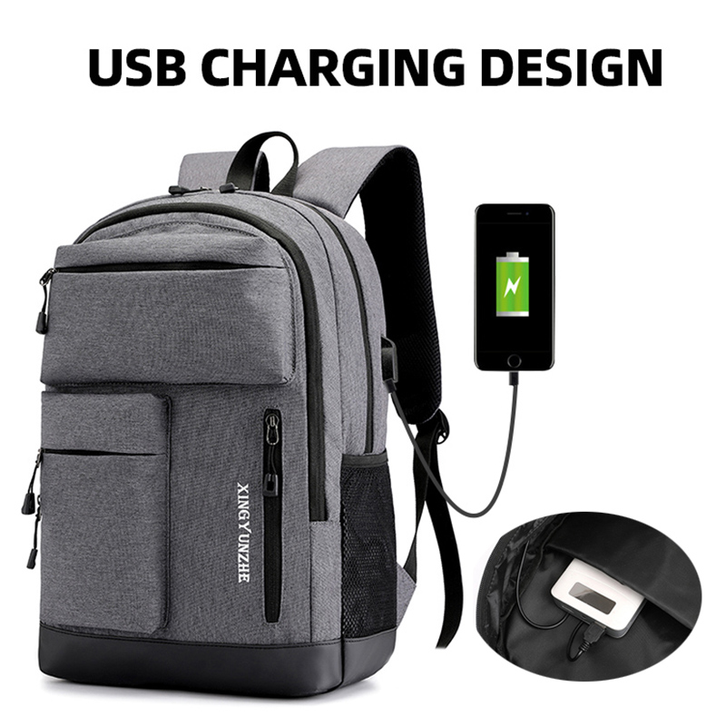 Men Women USB Charging Backpac - Cycling Commuter Backpack Laptop recension och pris