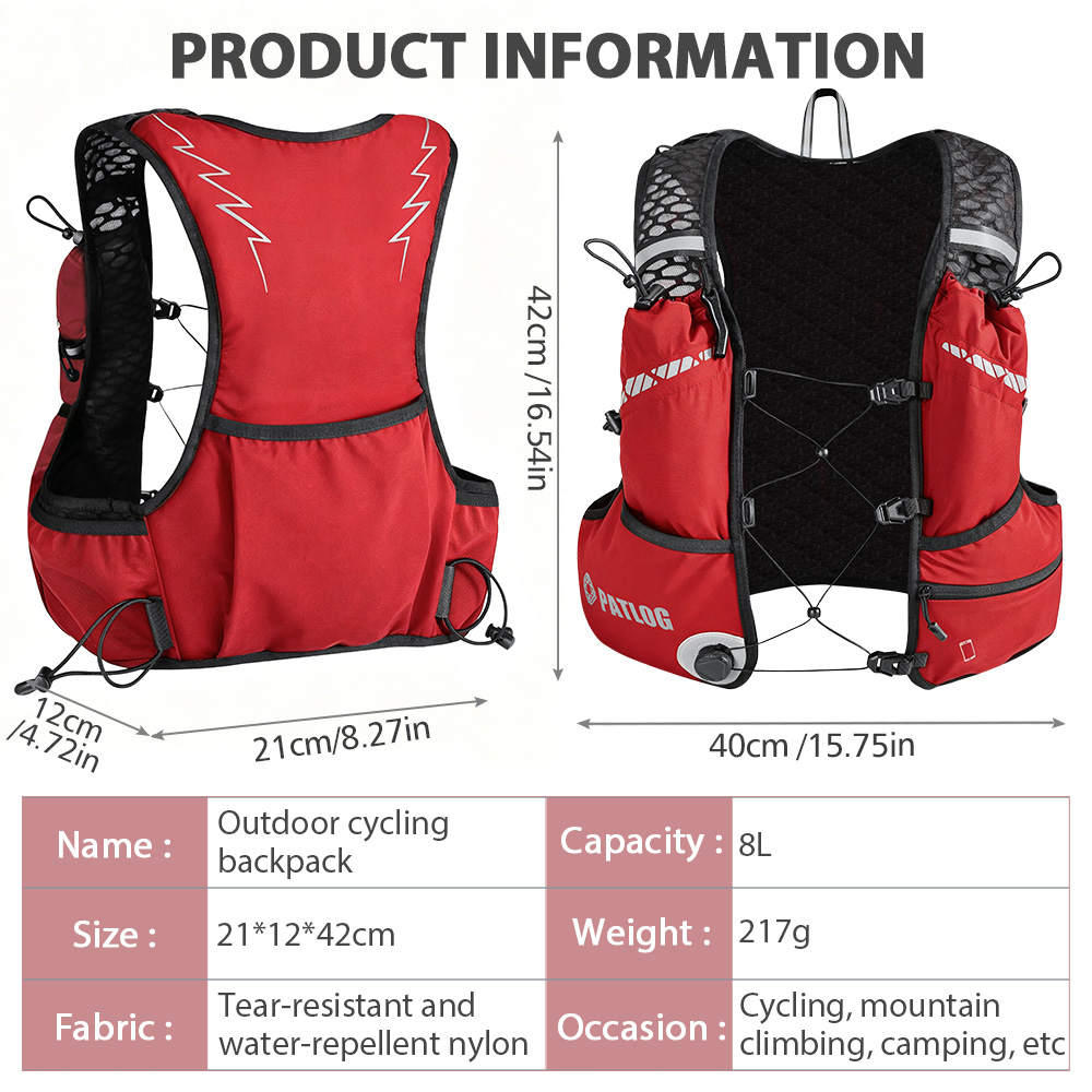 NEWBOLER Outdoor Trail Running - Cycling Commute Backpack recension och pris