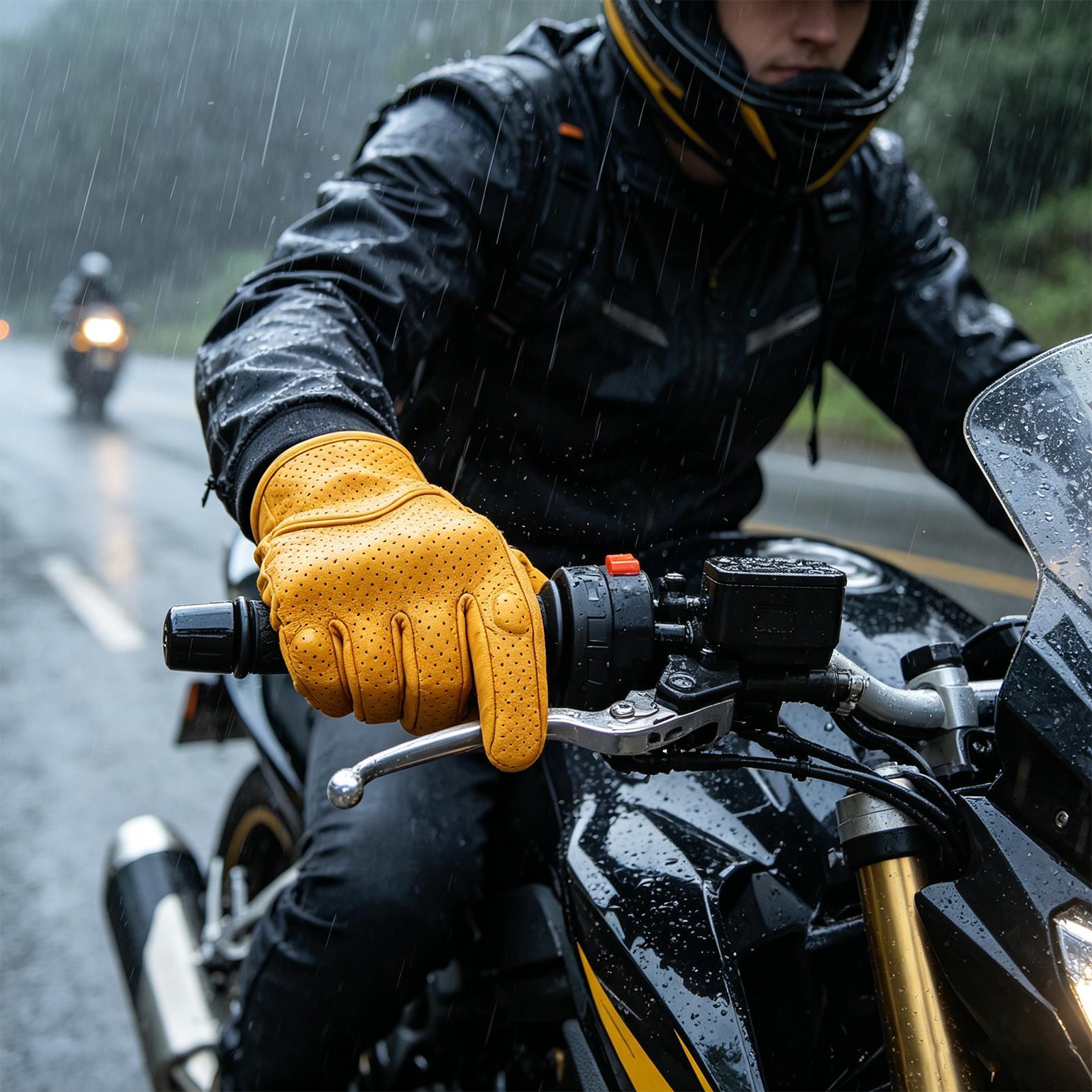 Motorcycle Retro Gloves Breath - Cycling In City recension och pris