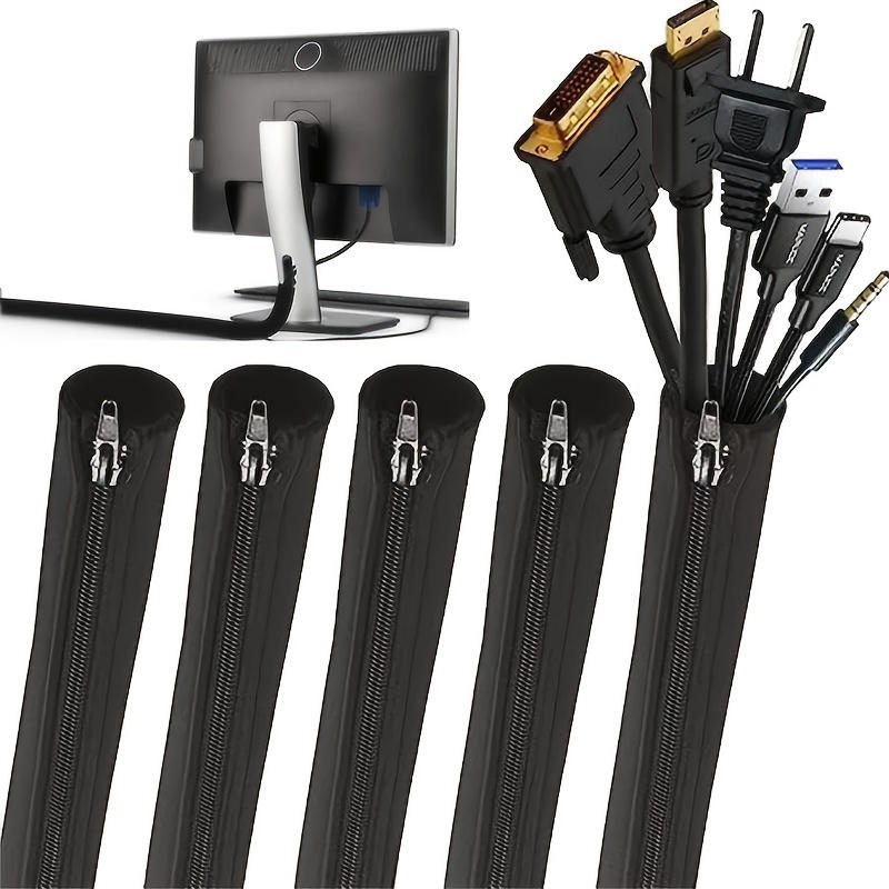 1/2/4 PCS Flexible Cable Manag - Cable Lock Flexible recension och pris