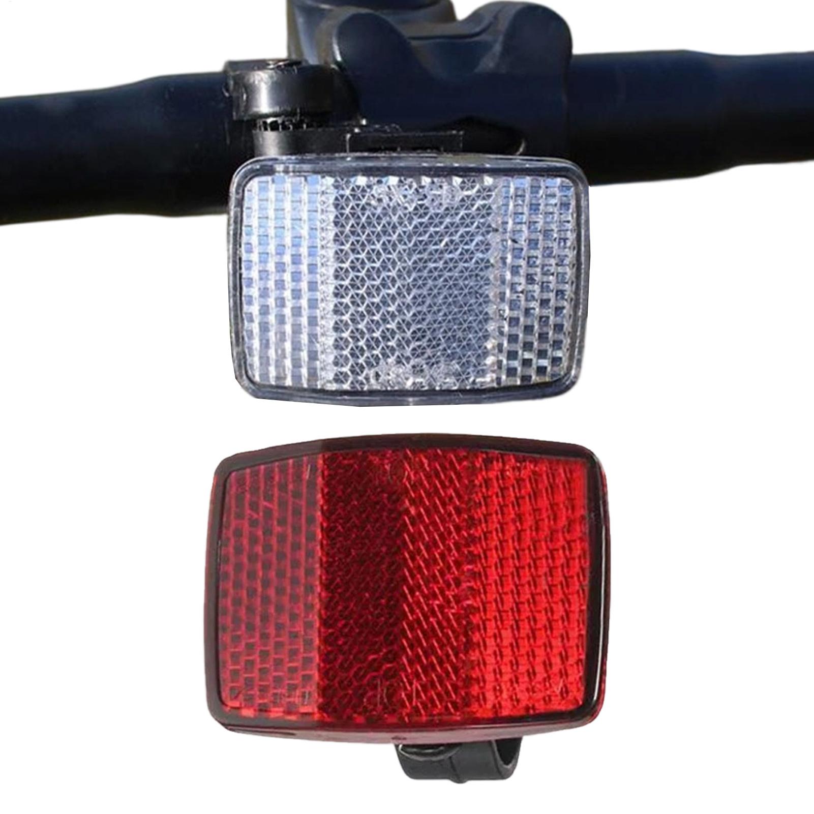 2 Pcs Bike Front Rear Reflecto - Cycling Commute Gear recension och pris