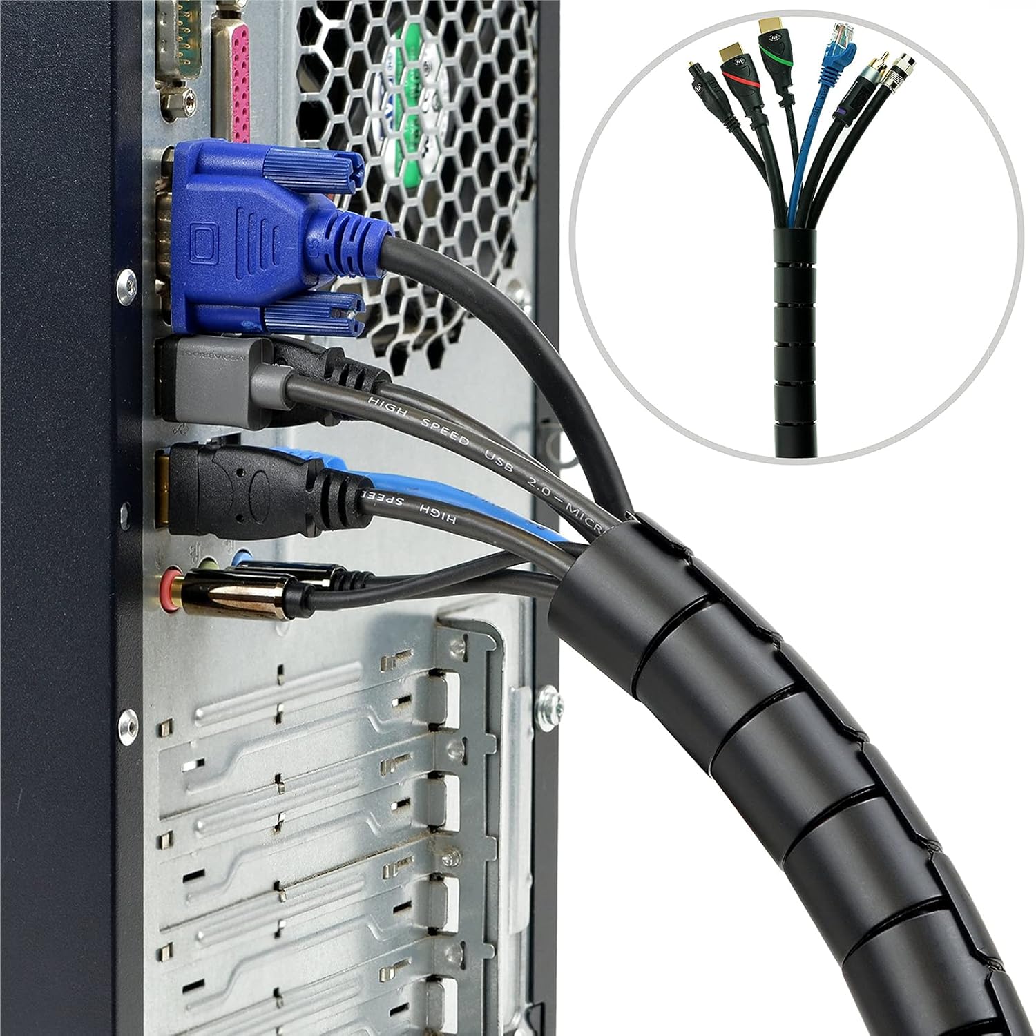 Spiral Cable Flexible Wire Pro - Cable Lock Flexible recension och pris