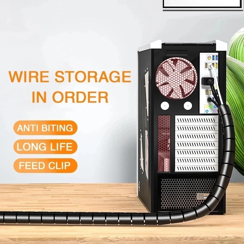 2M/1M Flexible Spiral Cable Wi - Cable Lock Flexible recension och pris