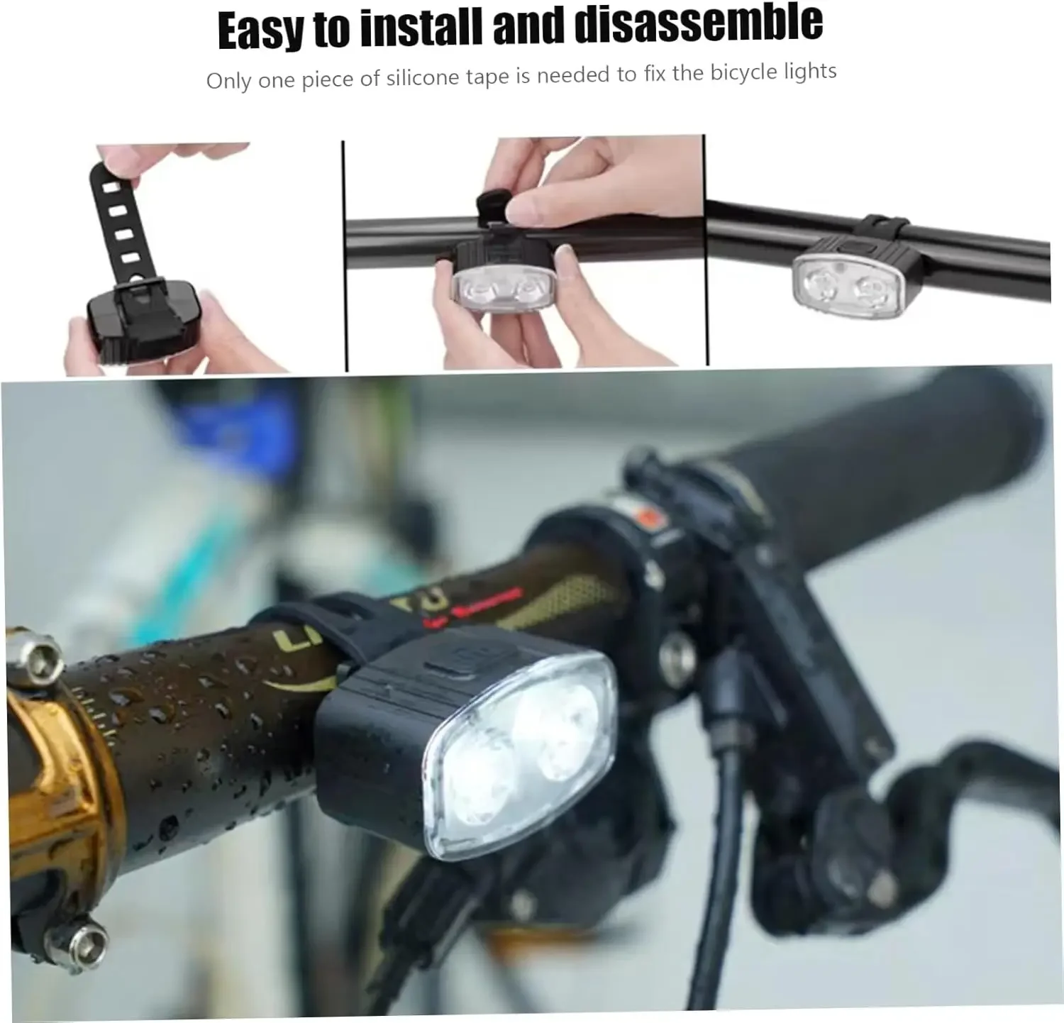 Cycling Bicycle Front Rear Lig - Bike Light Front Rear recension och pris