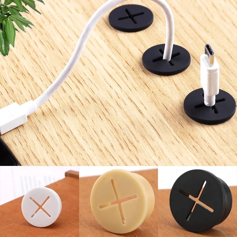 5PCS  Flexible Rubber Round Ca - Cable Lock Flexible recension och pris