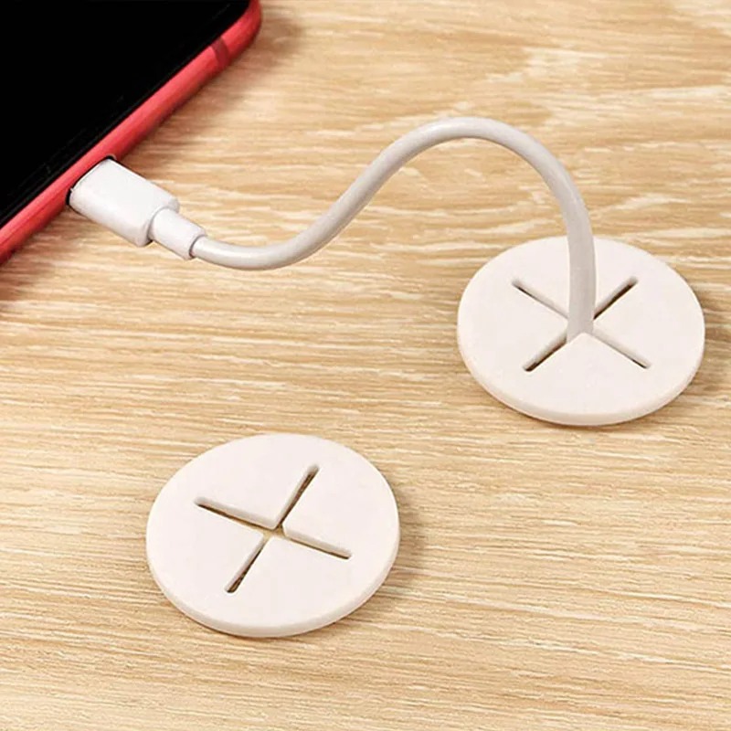 5PCS  Flexible Rubber Round Ca - Cable Lock Flexible recension och pris