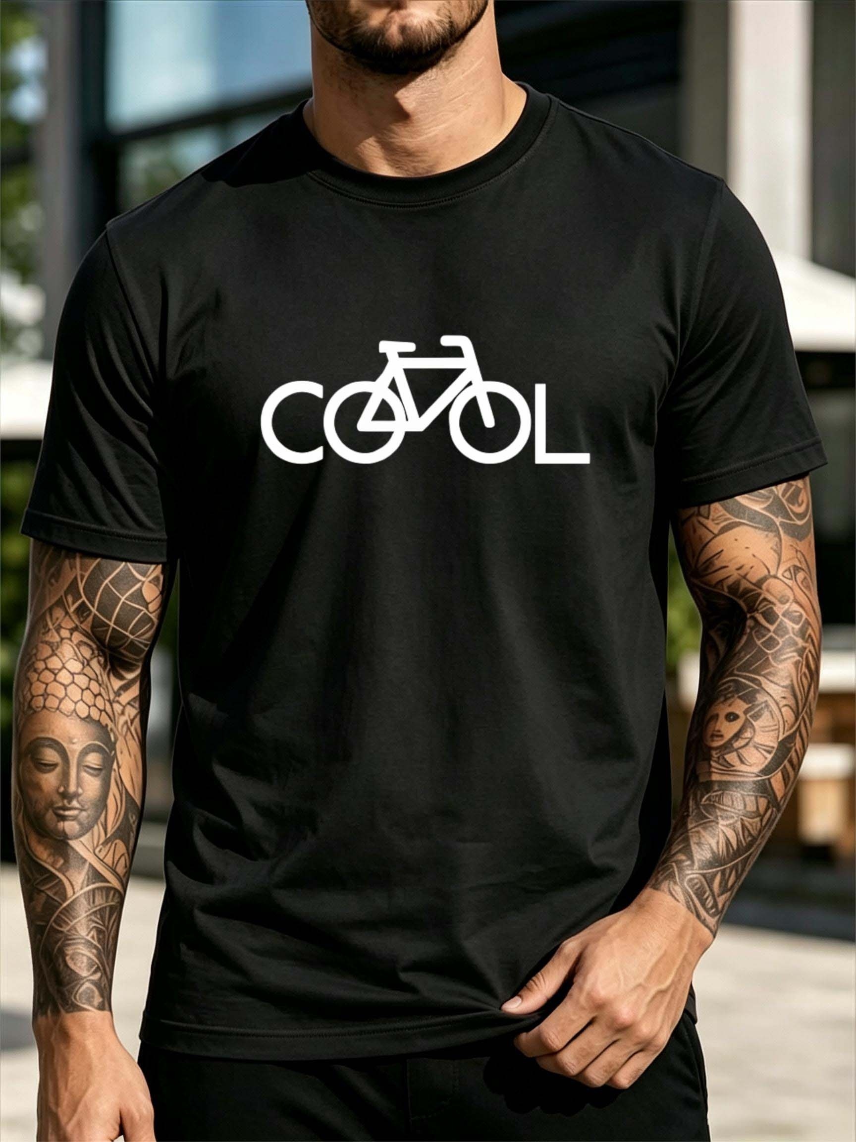 Men's Round Neck Short-Sleeve  - Cycling In City recension och pris