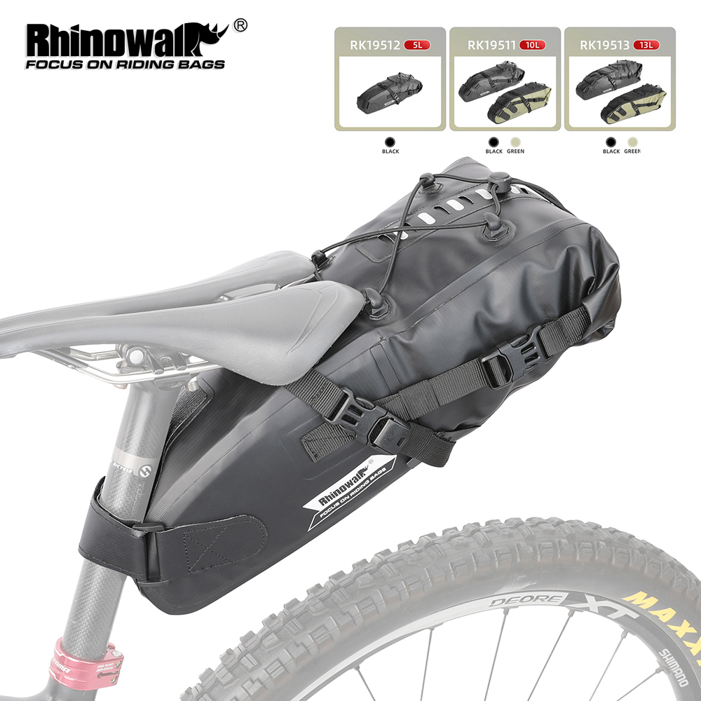 Rhinowalk Bicycle Saddle Bag 5 - Cycling Commuter Bag recension och pris