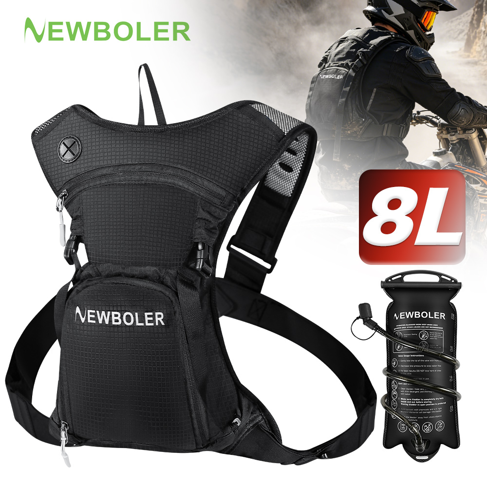NEWBOLER 8L Motorcycle Cycling - Cycling Commute Backpack recension och pris