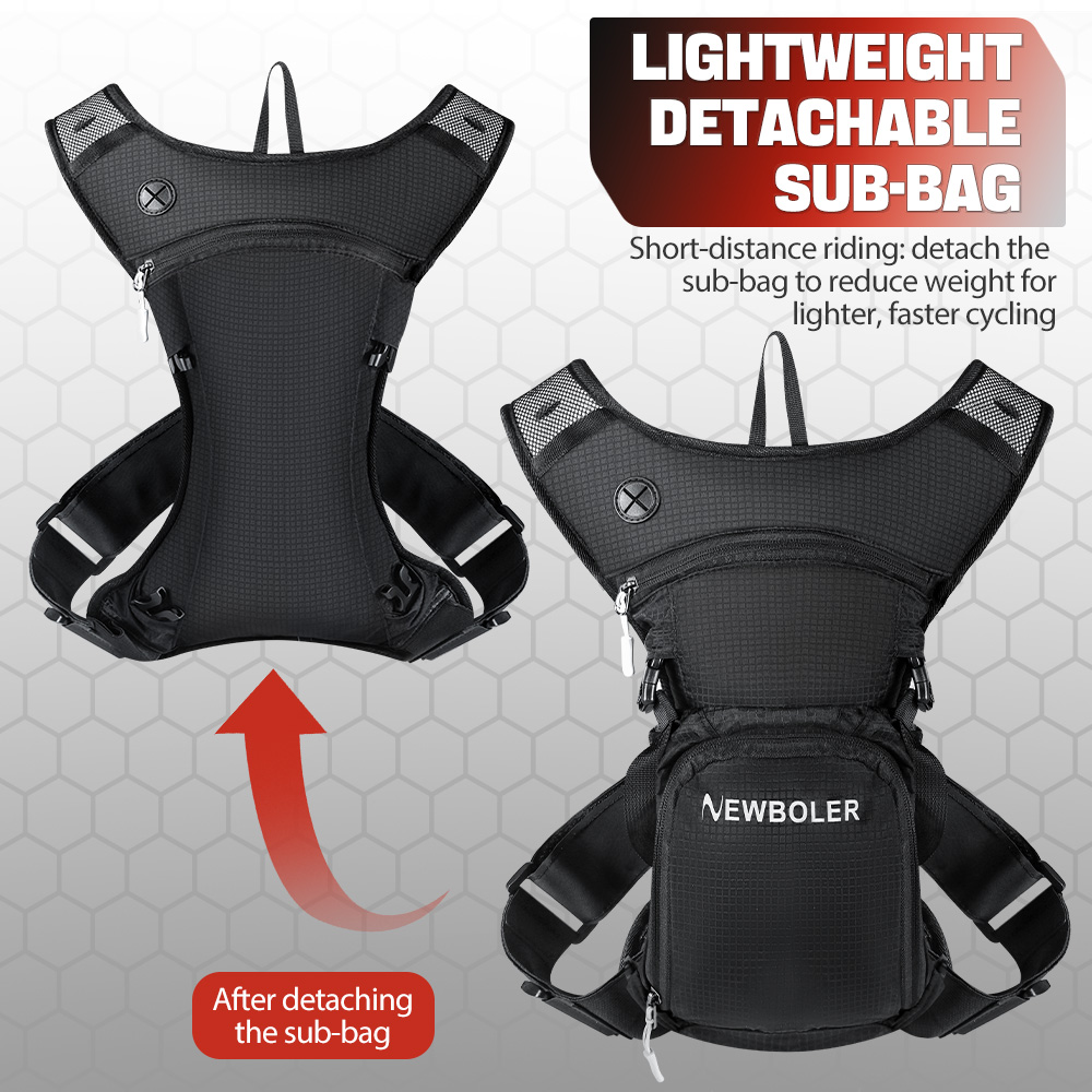 NEWBOLER 8L Motorcycle Cycling - Cycling Commute Backpack recension och pris