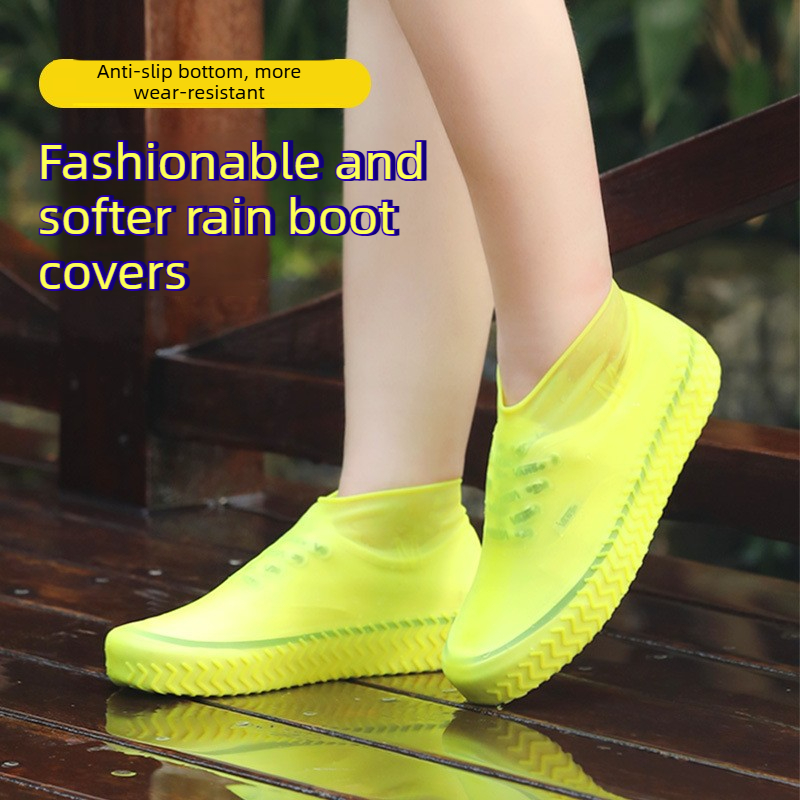 Thick Silicone Rain Boot Cover - Waterproof Cycling Commute recension och pris