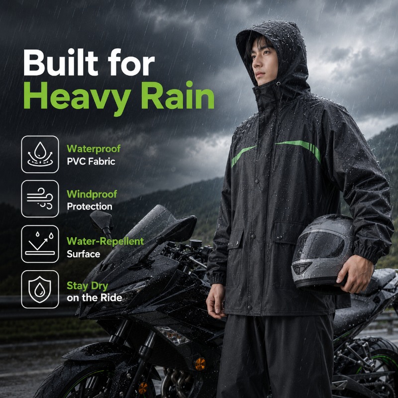 Unisex 2-Piece Waterproof Cycl - Cycling Commute Pants recension och pris