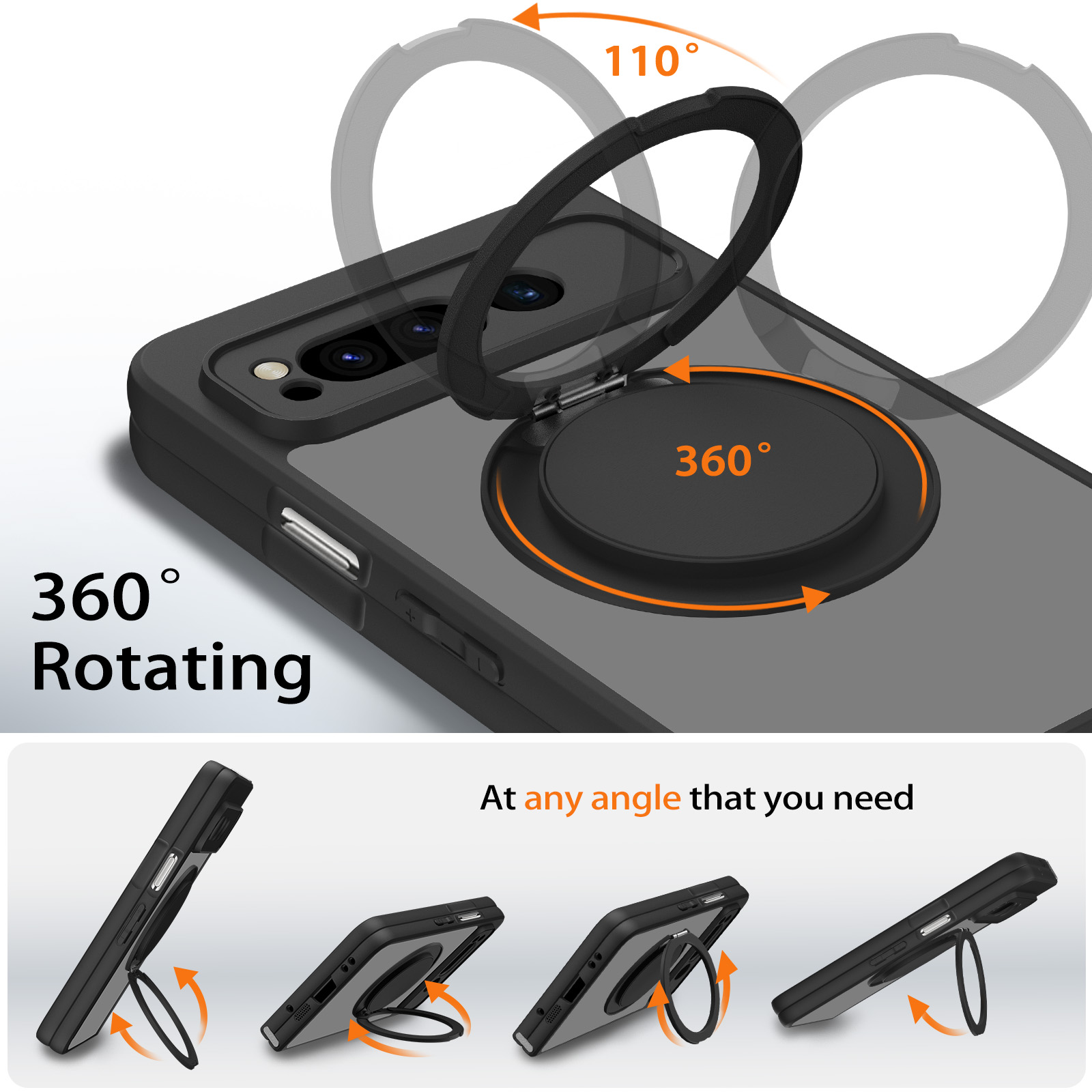 For Google Pixel Fold Case Mag - Kickstand Adjustable recension och pris