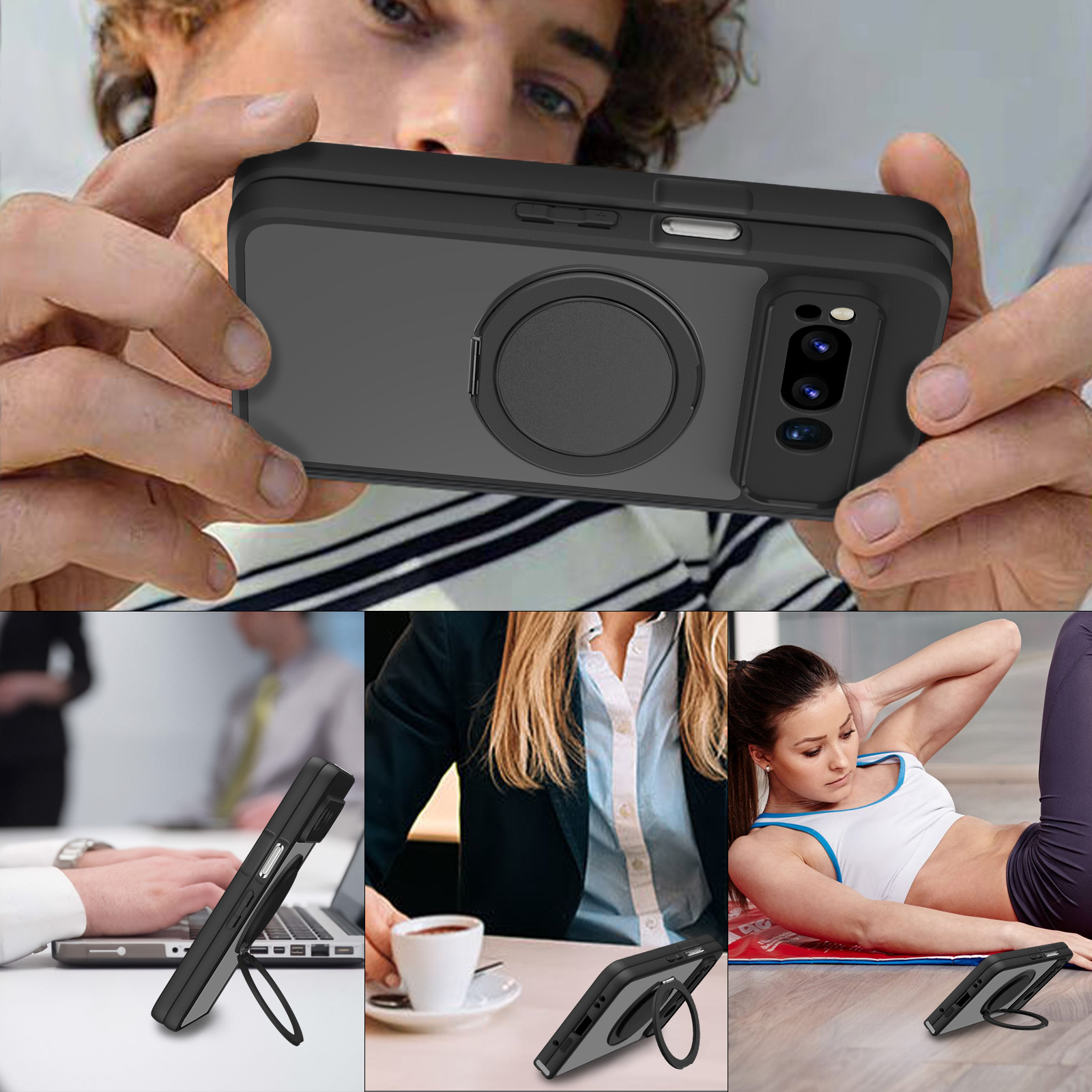 For Google Pixel Fold Case Mag - Kickstand Adjustable recension och pris