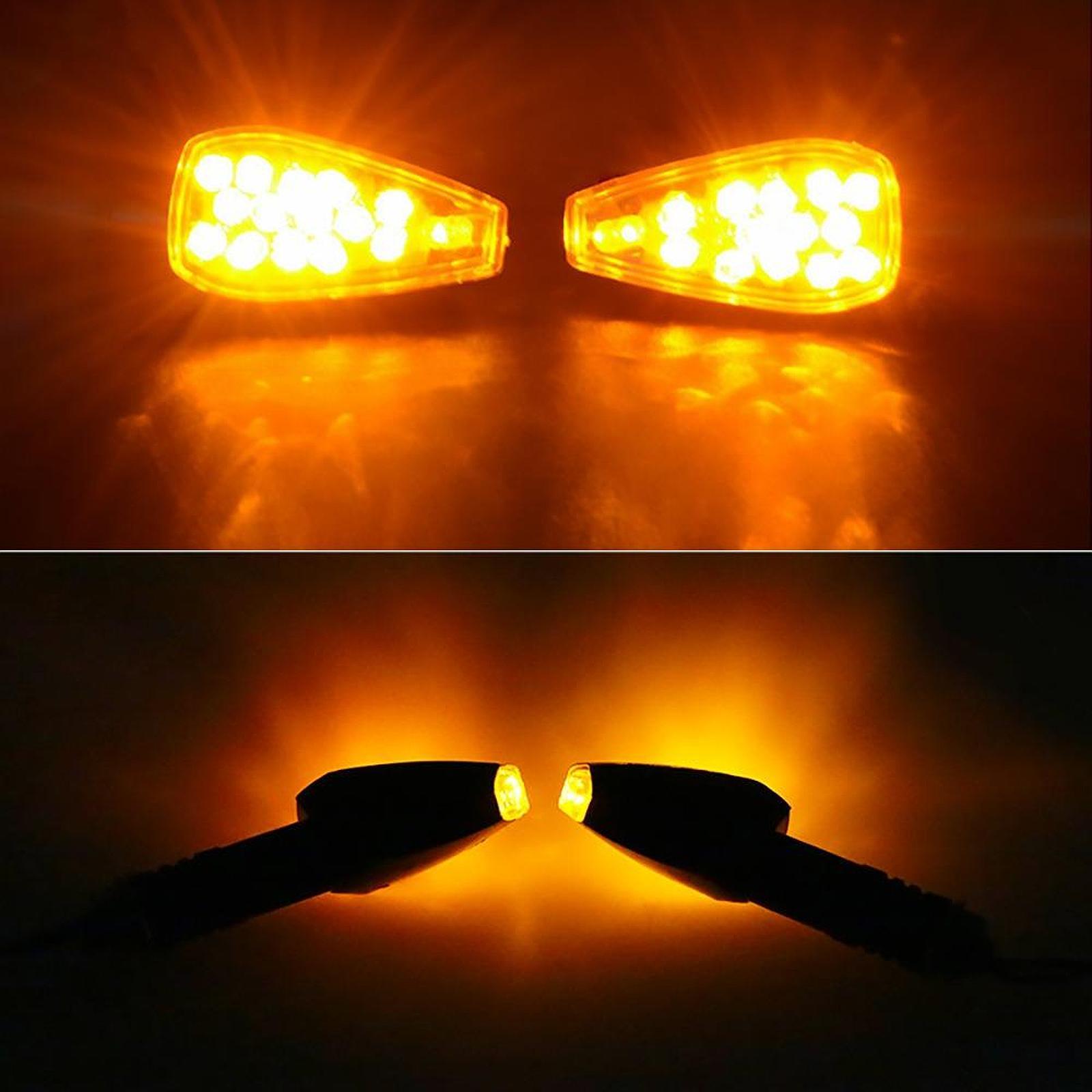 14 LED Motorcycle Turn Signal  - Bike Light Front Rear recension och pris