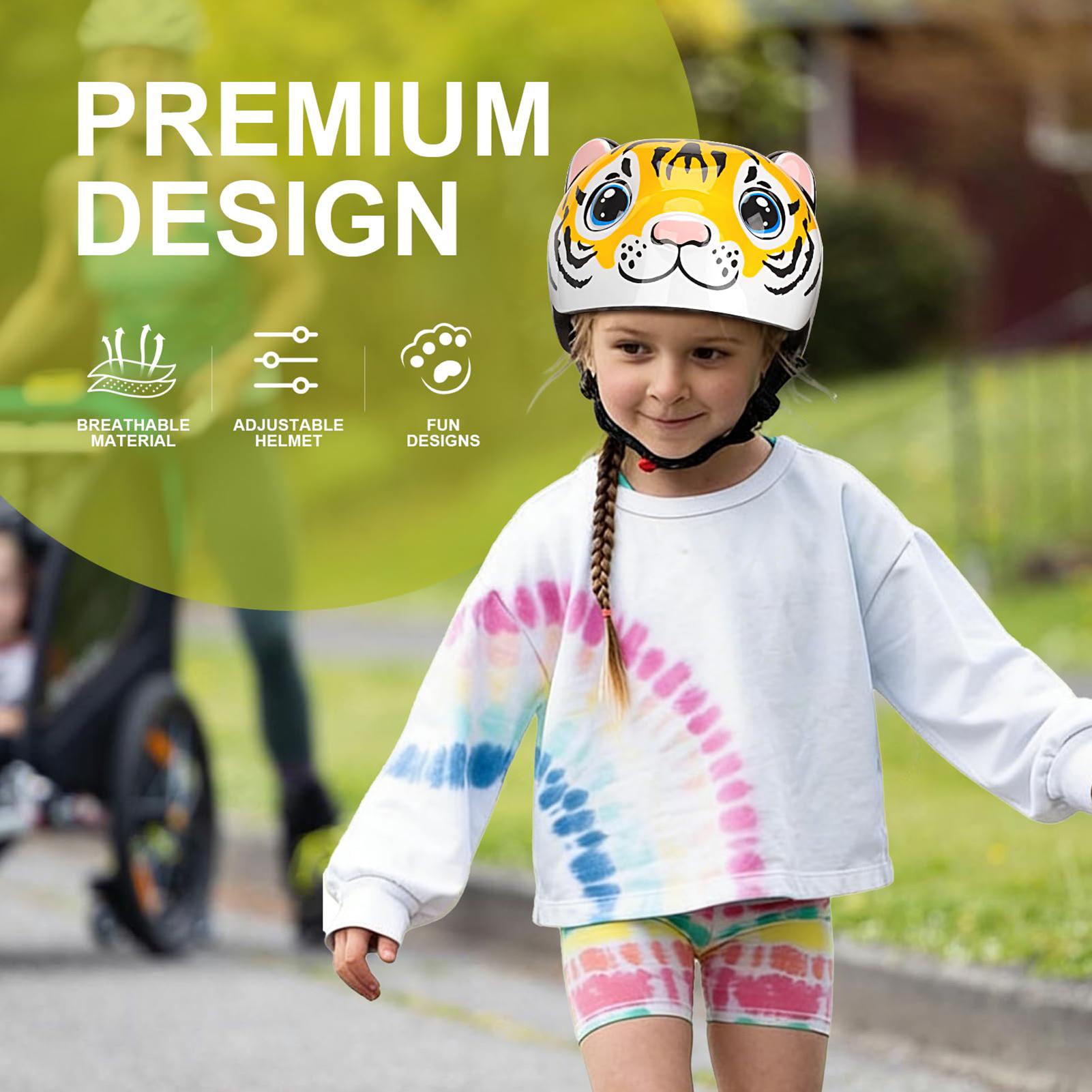 Kids Helmet Tiger Pattern Adju - Cycling Commute Gear recension och pris