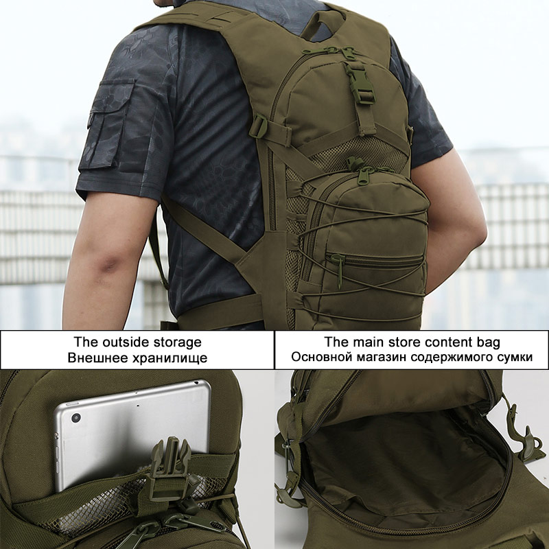 15L Molle Tactical Backpack 80 - Cycling Commute Backpack recension och pris