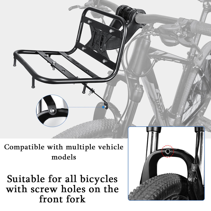 Bicycle Front Rack Aluminum Al - Cycling Commuter Bag recension och pris