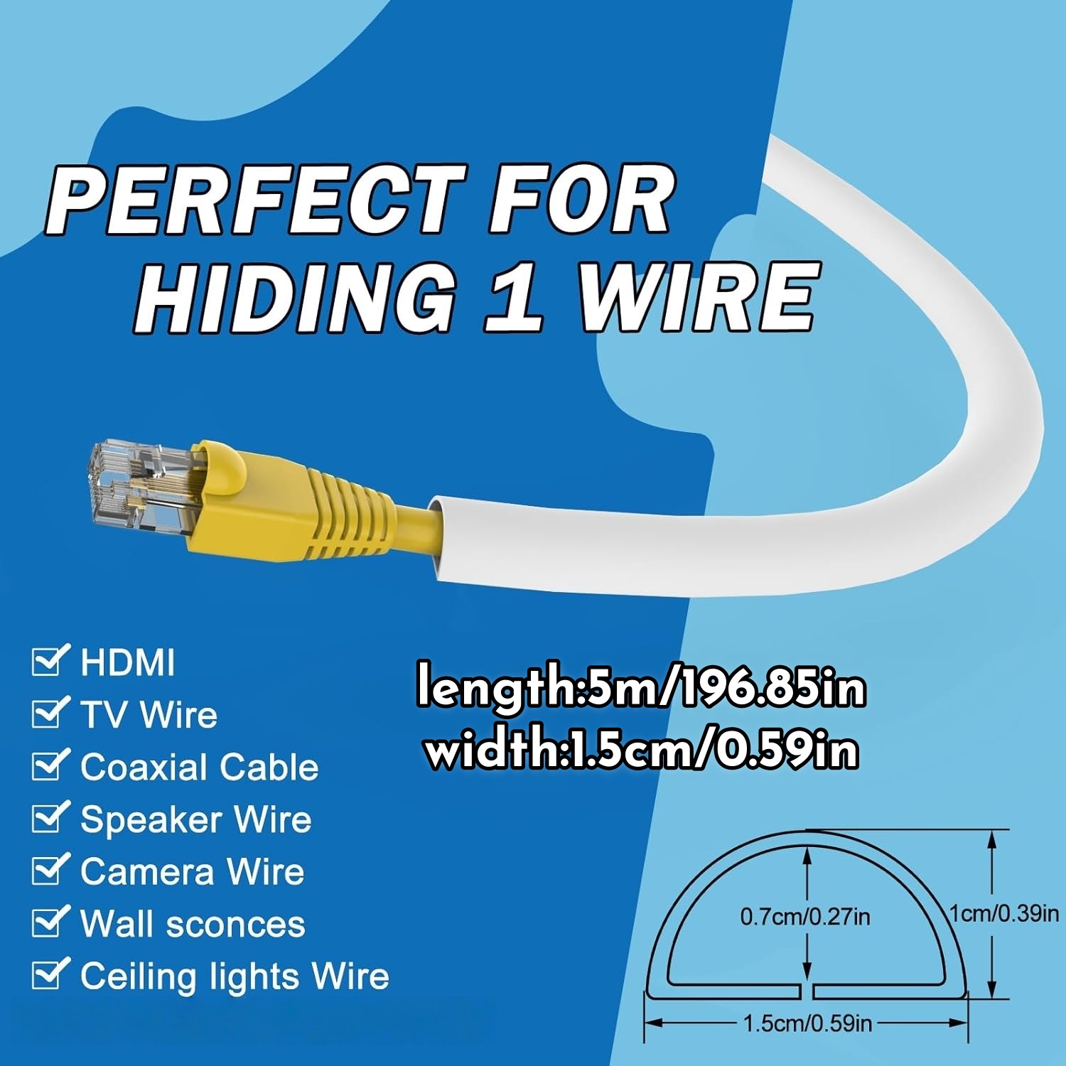 1PC 1/3/5m Flexible Floor Cabl - Cable Lock Flexible recension och pris