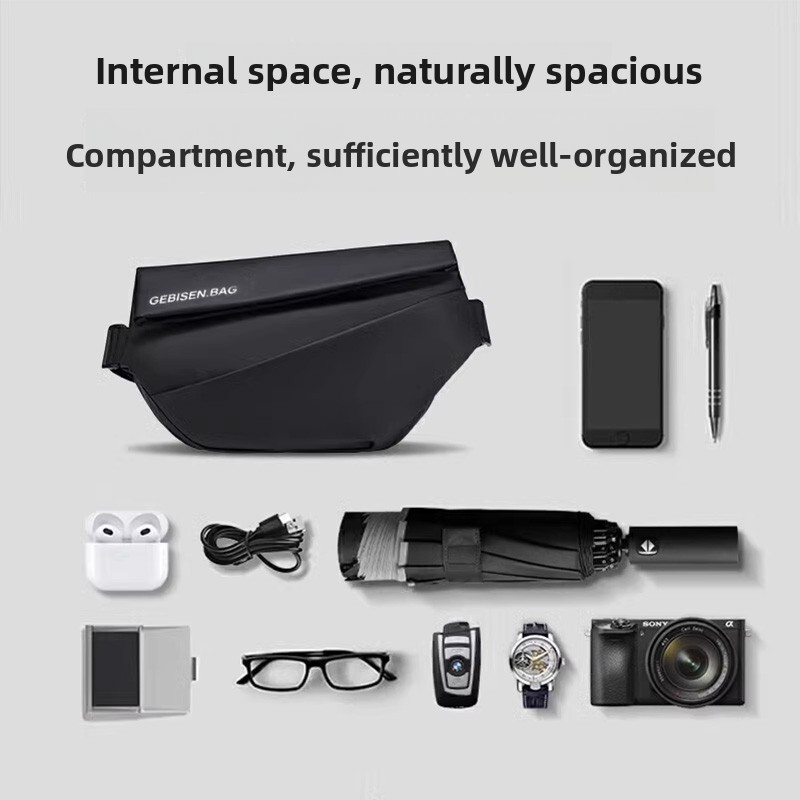 Magnetic Buckle Men Crossbody  - Cycling Commuter Bag recension och pris